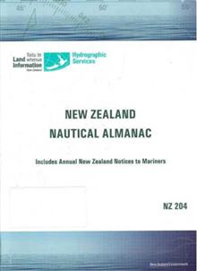 New Zealand Nautical Almanac (2012-2013)