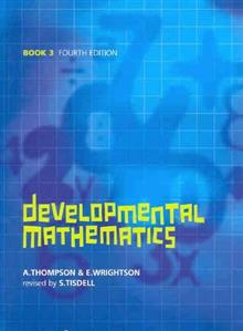 Developmental: Developmental Maths 3 Yr9