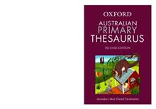 The Australian Primary Thesaurus
