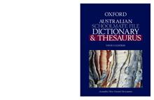 The Australian Schoolmate File Dictionary and Thesaurus