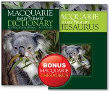 Macquarie Early Primary Dictionary + Bonus Early Primary Thesaurus