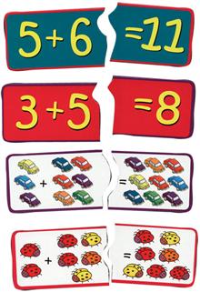 Count & Add Puzzle Cards (set of 20)