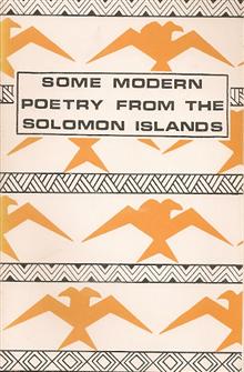 Some Modern Poetry From The Solomon Islands
