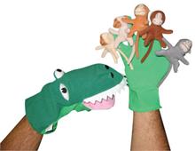 Five Cheeky Monkeys Hand Puppets