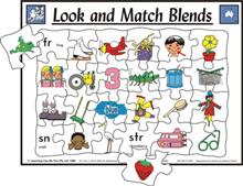 Look and Match Blends Wooden Puzzle