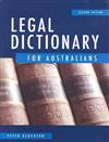 Legal Dictionary for Australians