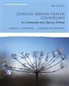 Community and Agency Counseling