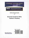 Access Code Card for the Online Tutorial for the National Evaluation Series Essential Academic Skills Subtest I: Reading Test