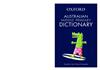 The Australian Middle Years Dictionary