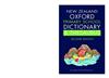 The New Zealand Primary School Dictionary & Thesaurus