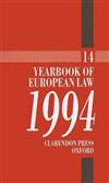 Yearbook of European Law: 1994: 1994