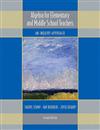 Algebra for Elementary and Middle School Teachers: An Inquiry Approach