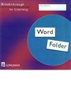Breakthrough to Literacy: Pupil's Word Folder