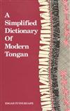 A Simplified Dictionary of Modern Tongan