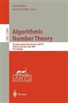 Algorithmic Number Theory: 5th International Symposium, ANTS-V, Sydney, Australia, July 7-12, 2002 - Proceedings