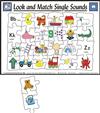 Look and Match Single Sounds Wood Puzzle